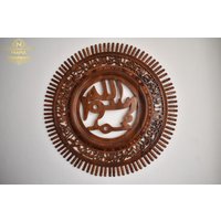 Islamic Wall Decoration Hanger Made Of Wood Islam Ayatulursi 71 cm Islamic Wall Decoration Hanger Made Of Wood Islam Ayatulursi 71 cm von NiamaHandwerk