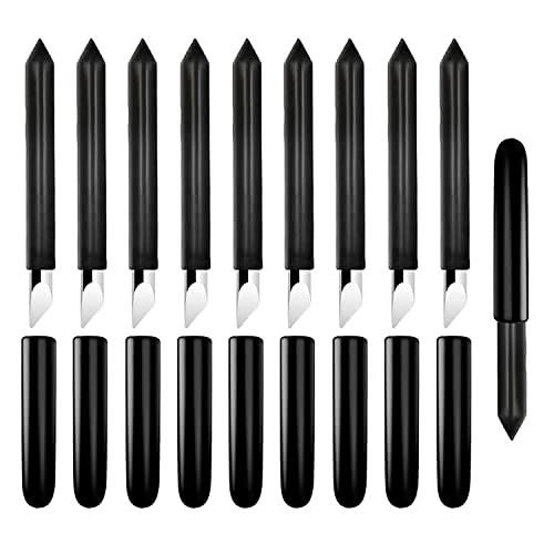 10 x Ersatz-Tiefpunktschneideklingen, kompatibel mit Cricut Explore Air2/Air 3/, Schneidklingen kompatibel mit Cricut Maker/Maker 3 Maschinen, schneiden dickere Materialien (tiefe Klinge) von Niantime
