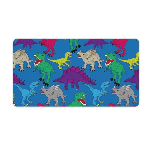 Großes Gaming-Mauspad, Dinosaurier-Mauspad, heller Dino-Druck, rutschfeste wasserdichte Gummiunterseite, verlängerte lange Tastaturmatte, Schreibtischzubehör für Gaming, Büro und Zuhause, 40 x 75 cm Großes Gaming-Mauspad, Dinosaurier-Mauspad, heller Dino-Druck, rutschfeste wasserdichte Gummiunterseite, verlängerte lange Tastaturmatte, Schreibtischzubehör für Gaming, Büro und Zuhause, 40 x 75 cm von Niapessel