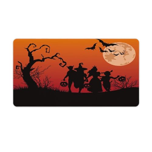 Großes Gaming-Mauspad, Halloween-Druck, Schreibtischmatte, rutschfeste, wasserdichte Gummiunterseite, verlängerte lange Tastaturmatte, Schreibtischzubehör für Gaming, Büro und Zuhause, 40 x 75 cm Großes Gaming-Mauspad, Halloween-Druck, Schreibtischmatte, rutschfeste, wasserdichte Gummiunterseite, verlängerte lange Tastaturmatte, Schreibtischzubehör für Gaming, Büro und Zuhause, 40 x 75 cm von Niapessel