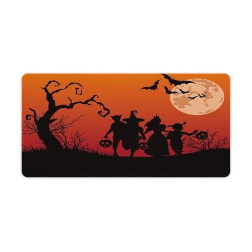 Großes Gaming-Mauspad, Halloween-Druck, Schreibtischmatte, rutschfeste wasserdichte Gummiunterseite, verlängerte lange Tastaturmatte, Schreibtischzubehör für Gaming, Büro und Zuhause, 30 x 60 cm Großes Gaming-Mauspad, Halloween-Druck, Schreibtischmatte, rutschfeste wasserdichte Gummiunterseite, verlängerte lange Tastaturmatte, Schreibtischzubehör für Gaming, Büro und Zuhause, 30 x 60 cm von Niapessel