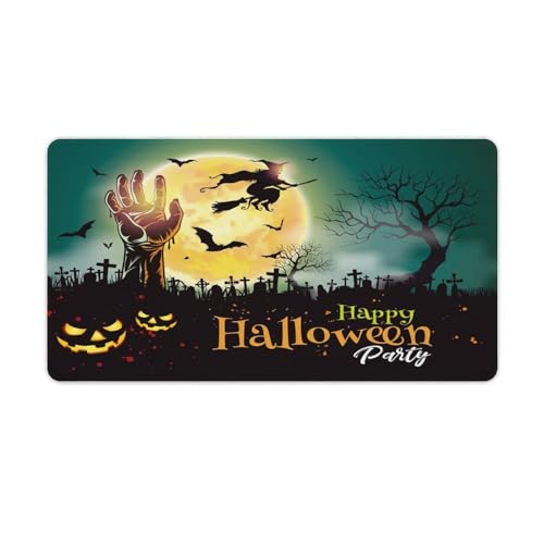 Großes Gaming-Mauspad, Halloween-Zombie-Handabdruck, Schreibtischmatte, rutschfeste wasserdichte Gummiunterseite, verlängerte lange Tastaturmatte, Schreibtischzubehör für Gaming, Büro und Zuhause, 40 Großes Gaming-Mauspad, Halloween-Zombie-Handabdruck, Schreibtischmatte, rutschfeste wasserdichte Gummiunterseite, verlängerte lange Tastaturmatte, Schreibtischzubehör für Gaming, Büro und Zuhause, 40 von Niapessel