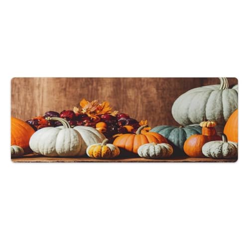 Großes Gaming-Mauspad, "Happy Thanksgiving Day", Schreibtischmatte, rutschfest, wasserdicht, Gummiunterseite, verlängerte lange Tastaturmatte, Schreibtischzubehör für Gaming, Büro und Zuhause, 30 x 80 Großes Gaming-Mauspad, "Happy Thanksgiving Day", Schreibtischmatte, rutschfest, wasserdicht, Gummiunterseite, verlängerte lange Tastaturmatte, Schreibtischzubehör für Gaming, Büro und Zuhause, 30 x 80 von Niapessel