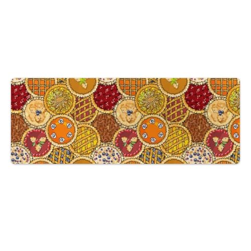 Großes Gaming-Mauspad, Harvest Thanksgiving Pies Druck, Schreibtischmatte, rutschfest, wasserdicht, Gummiunterseite, verlängerte lange Tastaturmatte, Schreibtischzubehör für Gaming, Büro und Zuhause Großes Gaming-Mauspad, Harvest Thanksgiving Pies Druck, Schreibtischmatte, rutschfest, wasserdicht, Gummiunterseite, verlängerte lange Tastaturmatte, Schreibtischzubehör für Gaming, Büro und Zuhause von Niapessel