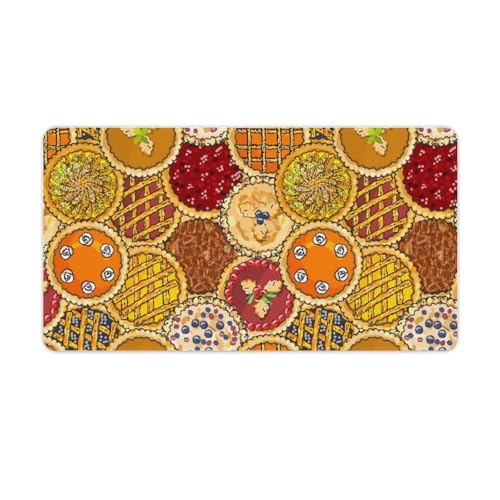 Großes Gaming-Mauspad, Harvest Thanksgiving Pies Druck, Schreibtischmatte, rutschfest, wasserdicht, Gummiunterseite, verlängerte lange Tastaturmatte, Schreibtischzubehör für Gaming, Büro und Zuhause Großes Gaming-Mauspad, Harvest Thanksgiving Pies Druck, Schreibtischmatte, rutschfest, wasserdicht, Gummiunterseite, verlängerte lange Tastaturmatte, Schreibtischzubehör für Gaming, Büro und Zuhause von Niapessel