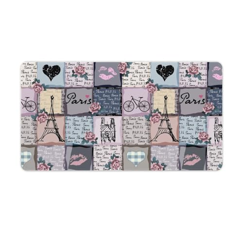 Großes Gaming-Mauspad, Retro-Kunstdruck, Schreibtischmatte, rutschfest, wasserdicht, Gummiunterseite, verlängerte lange Schreibtischunterlage, Tastaturmatte, Mauspads, Schreibtischzubehör für Gaming Großes Gaming-Mauspad, Retro-Kunstdruck, Schreibtischmatte, rutschfest, wasserdicht, Gummiunterseite, verlängerte lange Schreibtischunterlage, Tastaturmatte, Mauspads, Schreibtischzubehör für Gaming von Niapessel