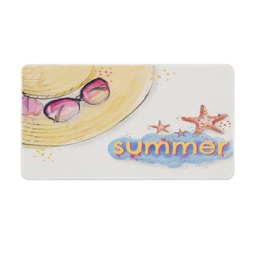 Großes Gaming-Mauspad, Sommer-Mauspad, Motiv: Seestern-Druck, rutschfeste wasserdichte Gummiunterseite, verlängerte lange Schreibtischunterlage, Tastaturmatte, Mauspads, Schreibtischzubehör für Gaming Großes Gaming-Mauspad, Sommer-Mauspad, Motiv: Seestern-Druck, rutschfeste wasserdichte Gummiunterseite, verlängerte lange Schreibtischunterlage, Tastaturmatte, Mauspads, Schreibtischzubehör für Gaming von Niapessel