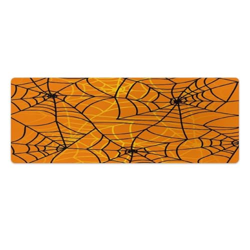 Großes Gaming-Mauspad, Spinnennetz, Halloween-Druck, Schreibtischmatte, rutschfest, wasserdicht, Gummiunterseite, verlängerte lange Tastaturmatte, Schreibtischzubehör für Gaming, Büro und Zuhause, 30 Großes Gaming-Mauspad, Spinnennetz, Halloween-Druck, Schreibtischmatte, rutschfest, wasserdicht, Gummiunterseite, verlängerte lange Tastaturmatte, Schreibtischzubehör für Gaming, Büro und Zuhause, 30 von Niapessel