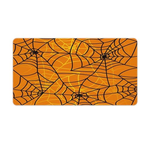 Großes Gaming-Mauspad, Spinnennetz, Halloween-Druck, Schreibtischmatte, rutschfest, wasserdicht, Gummiunterseite, verlängerte lange Tastaturmatte, Schreibtischzubehör für Gaming, Büro und Zuhause, 40 Großes Gaming-Mauspad, Spinnennetz, Halloween-Druck, Schreibtischmatte, rutschfest, wasserdicht, Gummiunterseite, verlängerte lange Tastaturmatte, Schreibtischzubehör für Gaming, Büro und Zuhause, 40 von Niapessel