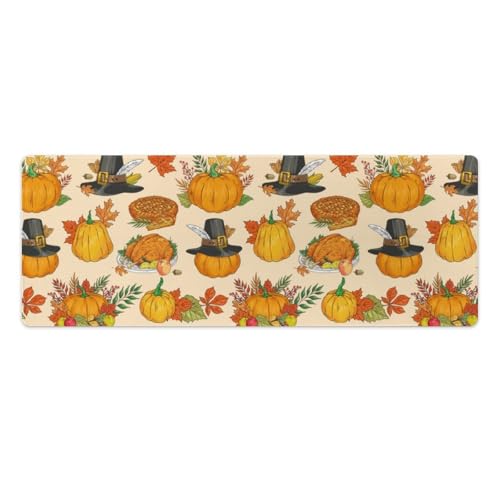 Großes Gaming-Mauspad, Thanksgiving Day, buntes Muster, Schreibtischmatte, rutschfest, wasserdicht, Gummiunterseite, verlängerte lange Tastaturmatte, Schreibtischzubehör für Gaming, Büro und Zuhause Großes Gaming-Mauspad, Thanksgiving Day, buntes Muster, Schreibtischmatte, rutschfest, wasserdicht, Gummiunterseite, verlängerte lange Tastaturmatte, Schreibtischzubehör für Gaming, Büro und Zuhause von Niapessel
