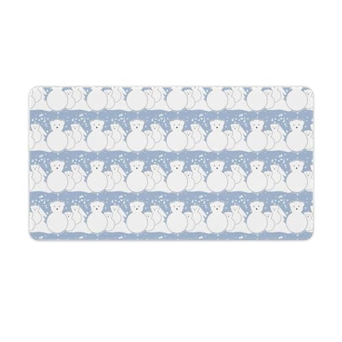 Großes Gaming-Mauspad, niedliche Eisbären, Winter-Druck, Schreibtischmatte, rutschfeste wasserdichte Gummiunterseite, verlängerte lange Tastaturmatte, Schreibtischzubehör für Gaming, Büro und Zuhause Großes Gaming-Mauspad, niedliche Eisbären, Winter-Druck, Schreibtischmatte, rutschfeste wasserdichte Gummiunterseite, verlängerte lange Tastaturmatte, Schreibtischzubehör für Gaming, Büro und Zuhause von Niapessel
