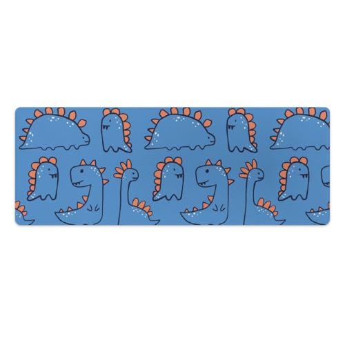 Großes Gaming-Mauspad, niedlicher Dinosaurier-Druck, Schreibtischmatte, rutschfeste, wasserdichte Gummiunterseite, verlängerte lange Tastaturmatte, Schreibtischzubehör für Gaming, Büro und Zuhause, 30 Großes Gaming-Mauspad, niedlicher Dinosaurier-Druck, Schreibtischmatte, rutschfeste, wasserdichte Gummiunterseite, verlängerte lange Tastaturmatte, Schreibtischzubehör für Gaming, Büro und Zuhause, 30 von Niapessel