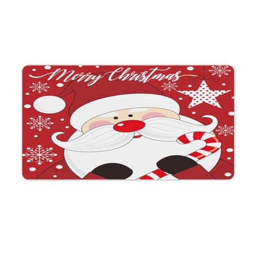 Großes Gaming-Mauspad, niedlicher Weihnachtsmann-Druck, Schreibtischmatte, rutschfeste wasserdichte Gummiunterseite, verlängerte lange Tastaturmatte, Schreibtischzubehör für Gaming, Büro und Zuhause Großes Gaming-Mauspad, niedlicher Weihnachtsmann-Druck, Schreibtischmatte, rutschfeste wasserdichte Gummiunterseite, verlängerte lange Tastaturmatte, Schreibtischzubehör für Gaming, Büro und Zuhause von Niapessel