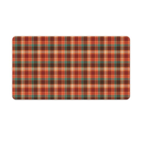 Großes Gaming-Mauspad, weihnachtliches buntes Karomuster, rutschfeste wasserdichte Gummiunterseite, verlängerte lange Tastaturmatte, Schreibtischzubehör für Gaming, Büro und Zuhause, 40 x 75 cm Großes Gaming-Mauspad, weihnachtliches buntes Karomuster, rutschfeste wasserdichte Gummiunterseite, verlängerte lange Tastaturmatte, Schreibtischzubehör für Gaming, Büro und Zuhause, 40 x 75 cm von Niapessel