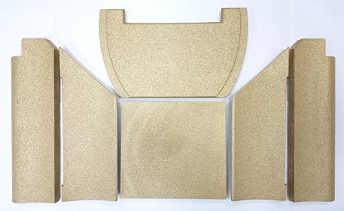 Contura Handöl Skamol-Set zu 600er-Serie 391168 ohne Seitenscheiben von Nibe