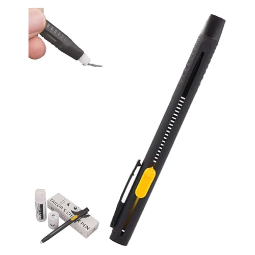 Niblido Heat Erasable Fabric Marker for Sewing Embroidery Quilting Washable Heat Erasable Pens Replaceable Refill Marking Pens, for Cotton Knitted Fabrics, DIY Sewing Tools (1 Retractable Pen) von Niblido