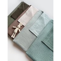 Personalisierte Baby Musselin Decke Mit Name Gestickte Waffel Junge Neugeborene Mädchen von Nice2MeetYouStore