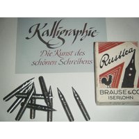 10 Stück Alte Kalligrafie Federn, Schreibfedern, Federn Brause & Co Iserlohn No.7 Rustiea 10 Stück Alte Kalligrafie Federn, Schreibfedern, Federn Brause & Co Iserlohn No.7 Rustiea von NiceOffice