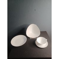 Hutschenreuther Apart Vintage Geschirr Nachkaufen Gedeckter Tisch Mid Century 60Er Jahre Richard Scharrer von NiceOffice