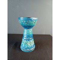 Rimini Blu Kerzenständer/Von Aldo Londi Für Bitossi, Mid Century Modern Keramik - Vintage Alla Moda Form 734 von NiceOffice
