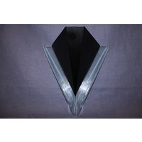 Seltene Memphis Styl Näve Typ 1123 Halogen Wandlampe Aus Metall Und Plexiglas von NiceOffice