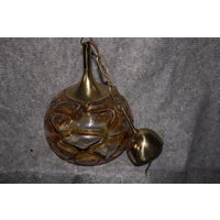 Seltene Temde Modell 752 Hängelampe Mit Glasschirm Und Messingkette Seltene Temde Modell 752 Hängelampe Mit Glasschirm Und Messingkette von NiceOffice