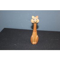Seltener Mid Century Danish Design Flaschenöffner Korkenzieher in Form Einer Katze von NiceOffice