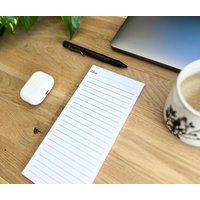 Liste Din Lang Hochkant | Cleanes Listendesign 50 Seiten Notizblock Zum Abreißen Einkaufsliste Checkliste von NiceandNoted