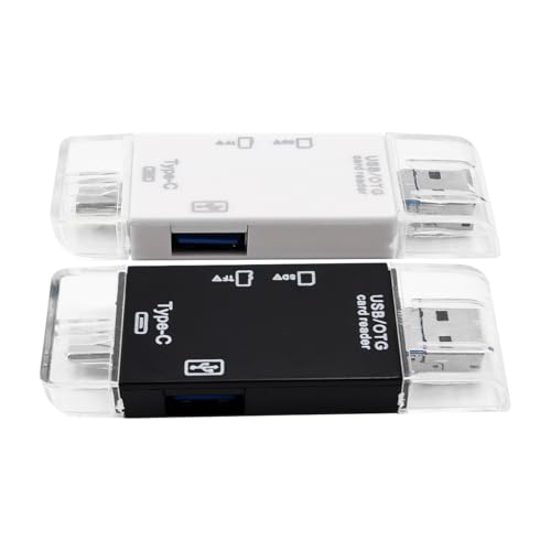 Nicear 2 Stück Speicherkartenleser Integral 6 In 1 Multi USB 2.0 SD Micro SD Kartenadapter Kompatibel Mit Mac MacBook iPhone PCs Kamera Nicear 2 Stück Speicherkartenleser Integral 6 In 1 Multi USB 2.0 SD Micro SD Kartenadapter Kompatibel Mit Mac MacBook iPhone PCs Kamera von Nicear