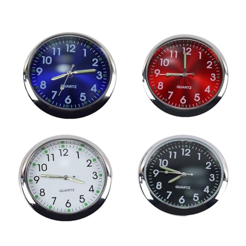 Nicear 4 Stück Klebeuhren Für Das Armaturenbrett Im Auto, Schwarze Mini-Digitaluhr Fürs Auto, Leuchtende Armaturenbrett-Autouhr, Innendekoration, Im Auto Montierte Uhr, Mini-Quarzuhr Nicear 4 Stück Klebeuhren Für Das Armaturenbrett Im Auto, Schwarze Mini-Digitaluhr Fürs Auto, Leuchtende Armaturenbrett-Autouhr, Innendekoration, Im Auto Montierte Uhr, Mini-Quarzuhr von Nicear