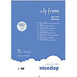 Niceday Clip-Bilderrahmen Clip Frame 700 x 500 mm Transparent 2 Stück von Niceday