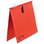 Niceday Hängeregistraturen kaufmännische Heftung DIN A4 Rot Recycling-Kraftkarton 5 Stück von Niceday