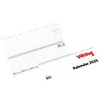 Niceday Tischkalender 2024 1 Woche/2 Seiten Pappe, Papier Weiß 34 Ringe Deutsch, Englisch, Französisch 30,4 x 10,5 cm von Niceday