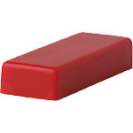 Niceday Whiteboard Magnete Rot 1,2 x 3,3 cm 10 Stück von Niceday