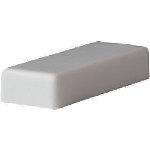 Niceday Whiteboard Magnete Weiß 1,2 x 3,3 cm 10 Stück von Niceday