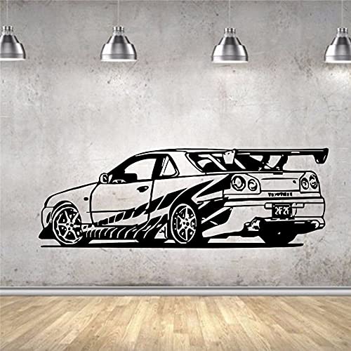 - LKW-Auto-Aufkleber-Wand-Aufkleber-Vinyl-Dekor The Fast and The Furious Sport Auto Racing Home Dekor Wand Aufkleber Schlafzimmer Dekor42x120cm von NiceeemanN