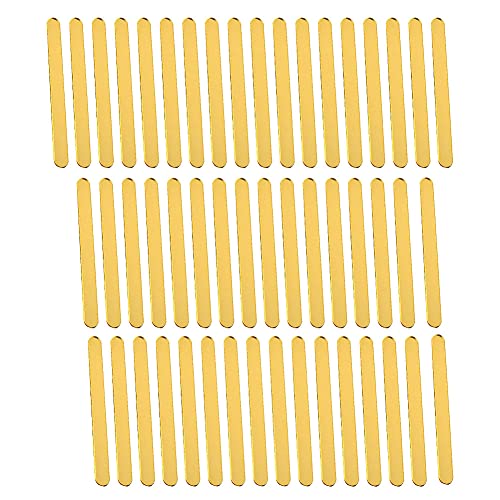 Acryl Cakesicle Eisstielen Wiederverwendbare Craft Popsicle Lolly Craft Sticks Für Candy Apple-zuhause-party-kinder Diy Partei Goldene 50pcs von Nicejoy