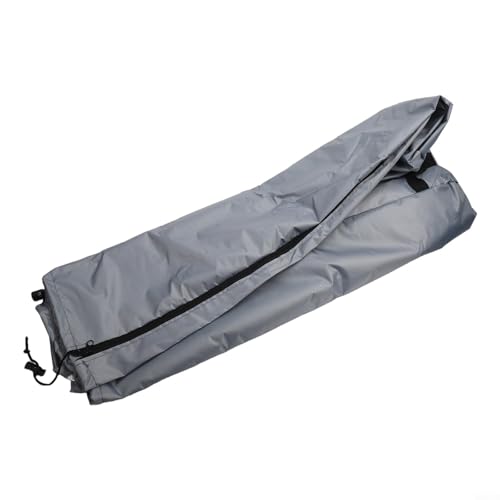 210D wasserdichte Abdeckung für Outdoor-Kühlschränke, robuster Schutz für aufrechte Gefrierschränke, verstellbare Passform mit Schnallen (Grau 58 x 58 x 142 cm) von Niceminiwall