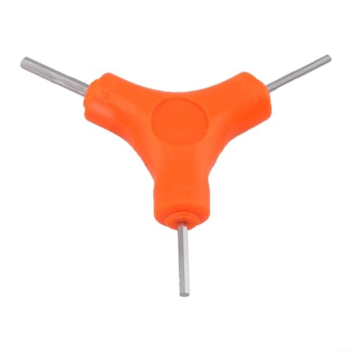 3-in-1 Trigeminal-Sechskantschlüssel mit Chrom-Vanadium-Stahl für professionelle Wartung, Handwerkzeug-Set mit mehreren metrischen Größen (2,5–3–4 mm) von Niceminiwall