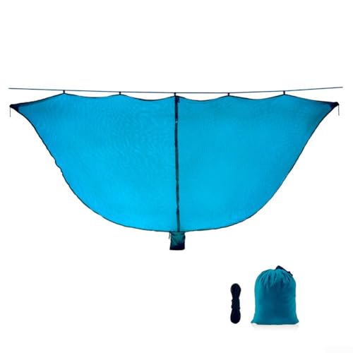 Atmungsaktiver Fliegenschutz für Outdoor-Aktivitäten, leichtes Design für einfachen Aufbau (blau) von Niceminiwall