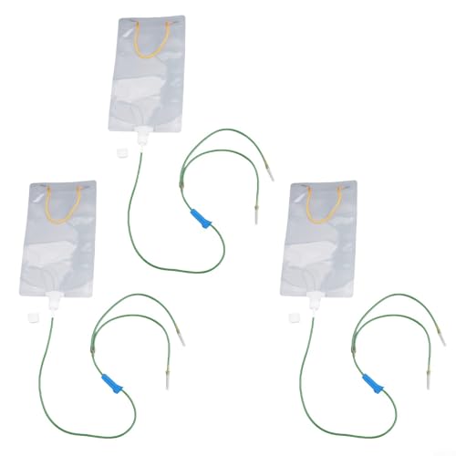 Automatische Pflanzenbewässerung Tropfbewässerung Kit 3er Set mit einstellbarem Durchflussventil zur kontrollierten Bewässerung von Topf- und Gartenpflanzen (1L) von Niceminiwall