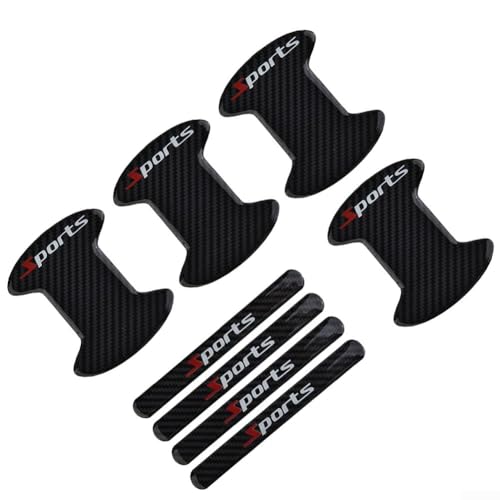 Autotürgriff Schüssel Schutz Aufkleber Anti Scratch Trim Cover Zubehör Set mit doppelseitigem Klebeband für Fahrzeug Außentürgriff Schutz von Niceminiwall