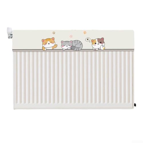 Dekorative Abdeckung für Heizkörper mit niedlichem Katzen-Design, um jeden Raum zu verschönern, 100 cm von Niceminiwall