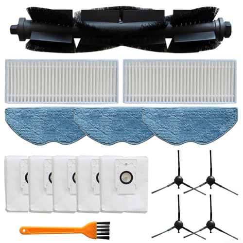Ersatzteil-Set für EZVIZ RE4 Plus RE5 Plus, kompatibel mit Hauptbürstenfilter, Wischmopp, Staubbeutel, Ersatzteil-Set für Roboter-Staubsauger, Wartung und Leistung (A) von Niceminiwall