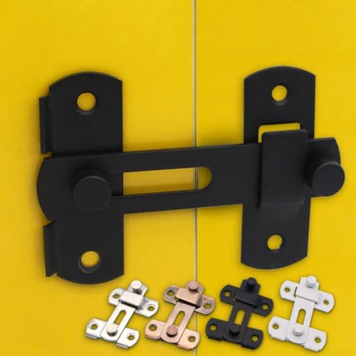 Hasp Riegelschloss aus Edelstahl bietet zuverlässige Sicherheit für Schränke und Schiebetüren (L-Rot-Bronze) von Niceminiwall