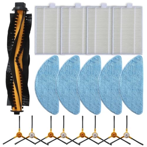 Komplettes Wischmopp- und Filterset für bObsweep PetHair Hauptbürste und Seitenbürsten (B) von Niceminiwall