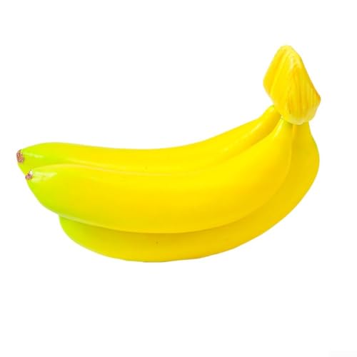 Kreatives Display mit künstlichen Früchten verbessern die Ästhetik von Zuhause oder Büro (drei Bananenköpfe) von Niceminiwall