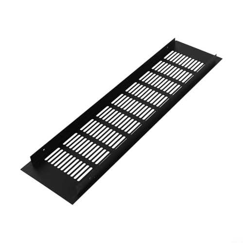 Niceminiwall 100 mm Aluminium-Lüftungsgitterabdeckung für Kleiderschrank, Schrank und Tür, rechteckige Lüftungsschlitzabdeckung mit widerstandsfähiger, wasserdichter Aluminiumlegierung (100 x 400 mm) Niceminiwall 100 mm Aluminium-Lüftungsgitterabdeckung für Kleiderschrank, Schrank und Tür, rechteckige Lüftungsschlitzabdeckung mit widerstandsfähiger, wasserdichter Aluminiumlegierung (100 x 400 mm) von Niceminiwall