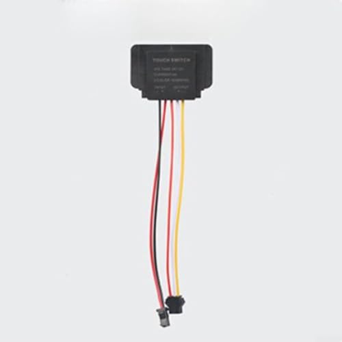 Niceminiwall 12 V 3 A LED-Spiegel-Touch-Sensor-Schalter mit An/Aus, Dimmen und Einzel-/Drei-Farbmodi für Badezimmerspiegel, elektrischer Schalter mit Speicher (3 Farben) von Niceminiwall