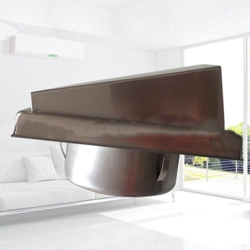 Niceminiwall 150 mm Außenwand-Lüftungsgitter, 304 Edelstahl, Auspuffabdeckung mit verstellbarem Luftventil, für Badezimmer, Küche, Büro, Belüftung, quadratisches Metall, gebürstet von Niceminiwall